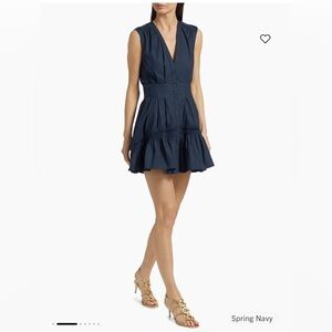 Ramy Brook Eloisa Embroidered Button down dress